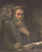 Rembrandt, St Matthew and the Angel (mk05)